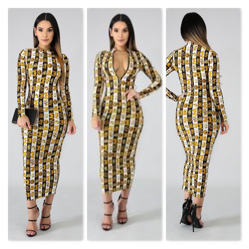 Venechia Mock Long Dress